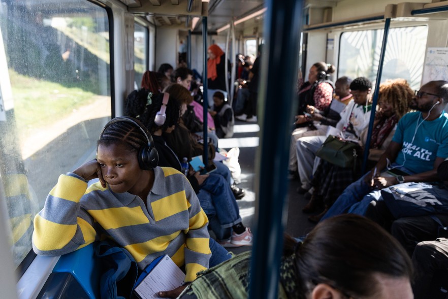 Climate Week kicks off with a train trip from Cape Town to Khayelitsha