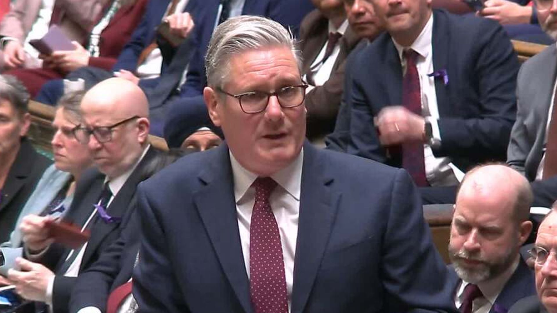 <a href='https://news.sky.com/story/politics-latest-burnham-labour-farage-badenoch-reform-12593360?postid=12350504#liveblog-body'>Sir Keir Starmer to stand down as MP - triggering London by-election</a>