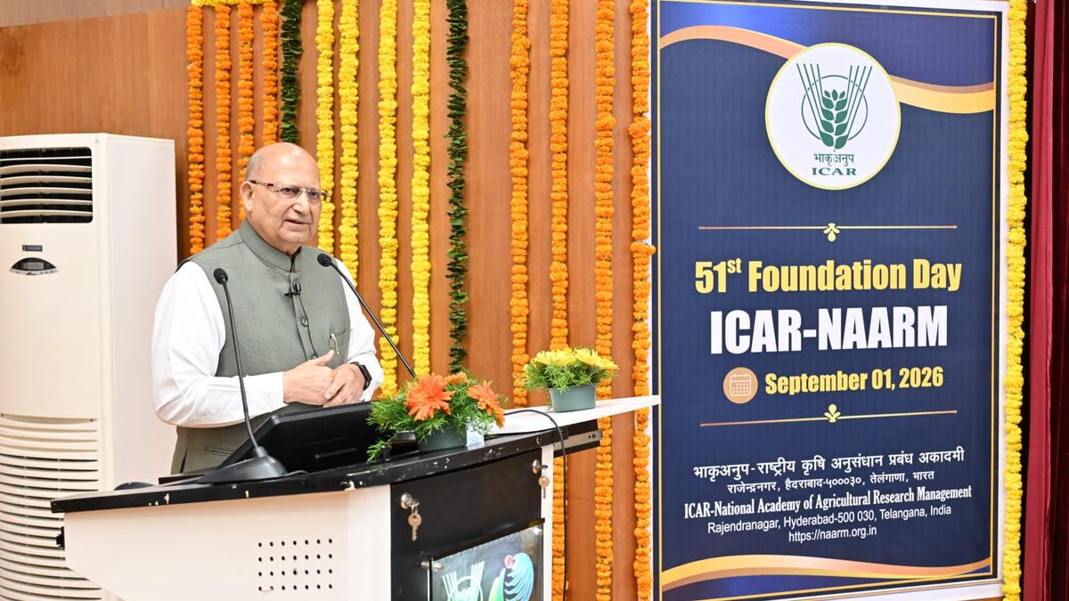 NAARM must focus on developing leaders, says former D-G of ICAR
