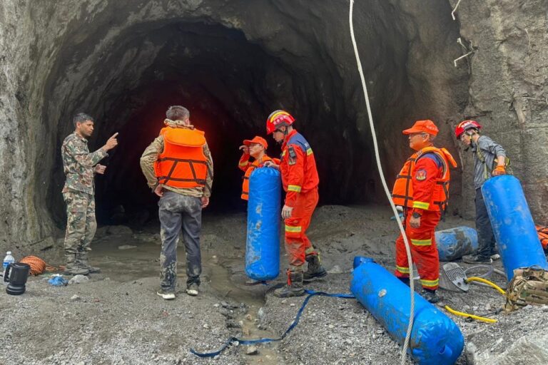 Drones helped find people after Nepal floods but the search inside hydropower tunnels is a challenge
