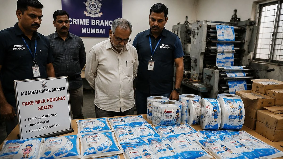 Mumbai Crime: 65-Year-Old Telangana Man Arrested For Allegedly Supplying Fake Amul Milk Pouches To Adulteration Racket