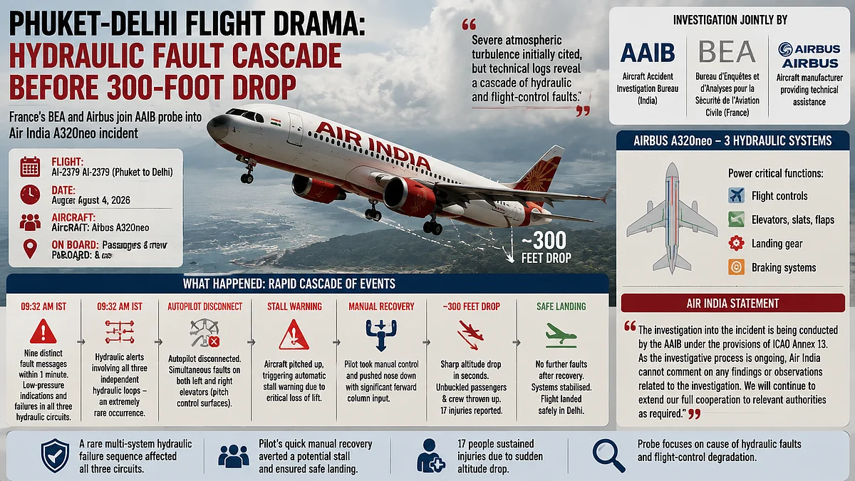 French Aviation Accident Agency Joins AAIB Probe Into Air India Altitude Loss Incident After Report Highlights Technical Failures