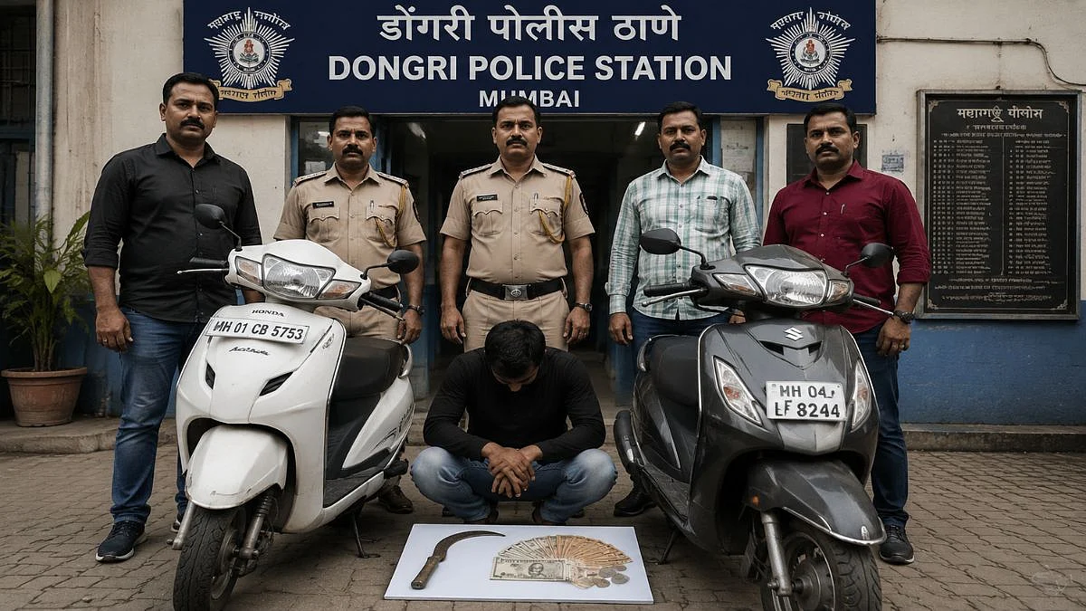 Mumbai Crime: Dongri Police Arrest 40-Year-Old Gujarat Resident In Scooter Theft Case, Recover 2 Stolen Vehicles
