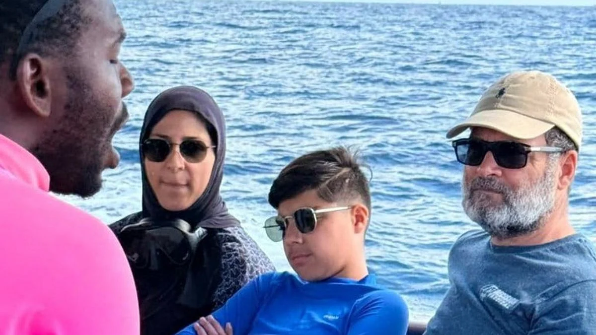 Rahul Gandhi Boat Photo Row: X User Claims Picture Was Taken At Lake Roberts In Texas, Names Woman & Child