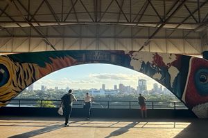 Puente de la Amistad in Ciudad del Este, Paraguay