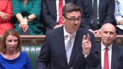 Watch: Key moments from Andy Burnham's first Commons speech as PM