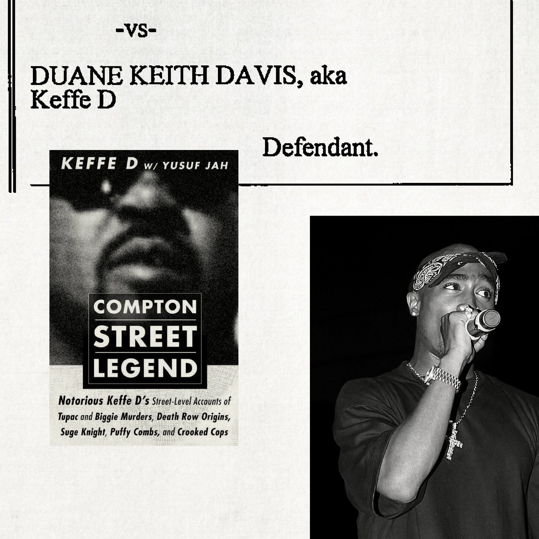 Duane Davis, Who Wrote About Role in Tupac’s Murder, Now Says Memoir Was Fiction