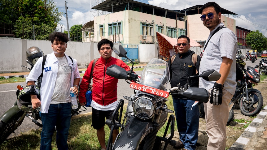 On motorbikes, four friends search for their missing mate in Nepal