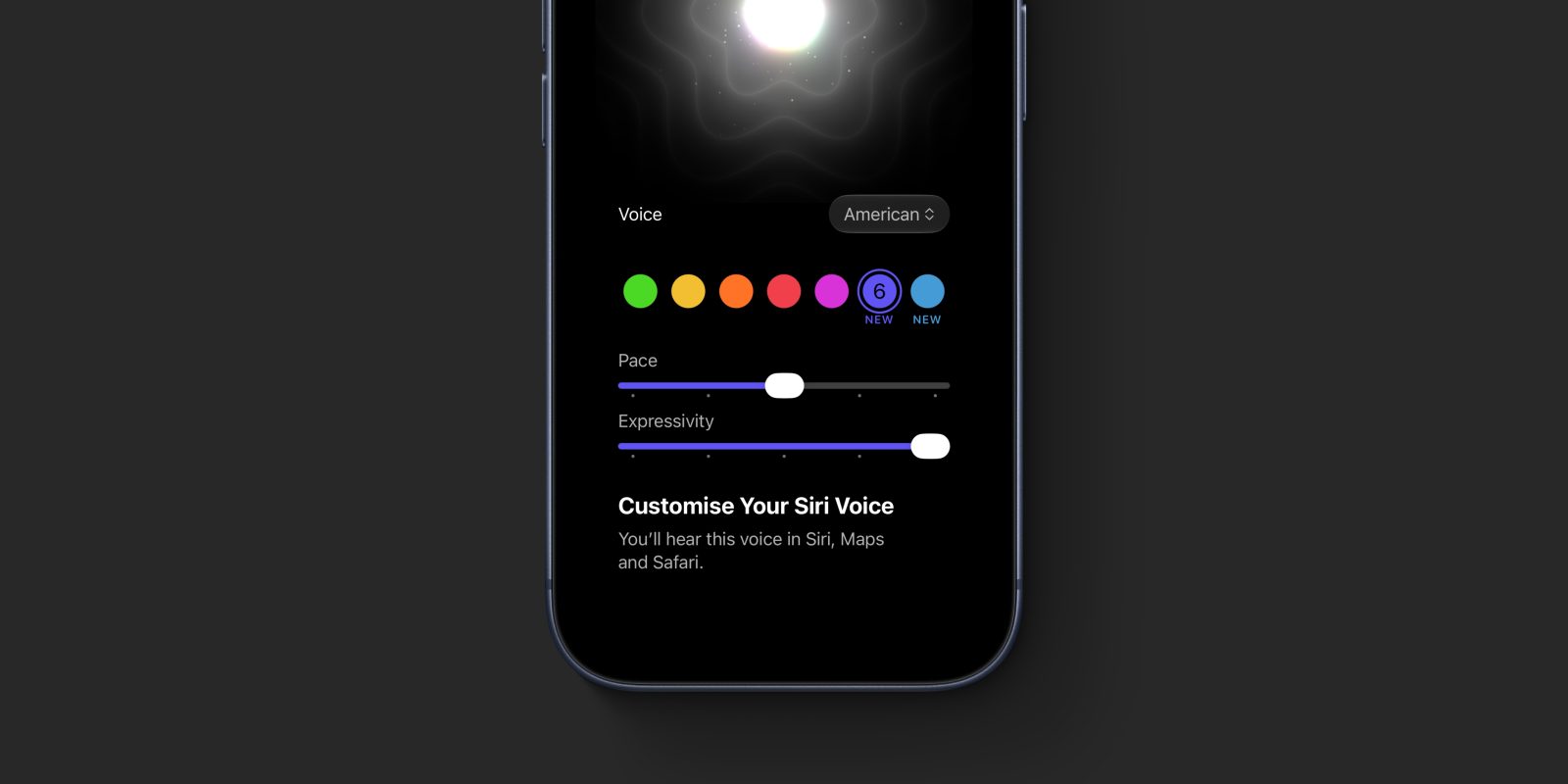 The new iOS 27 beta further expands Siri voice customization options
