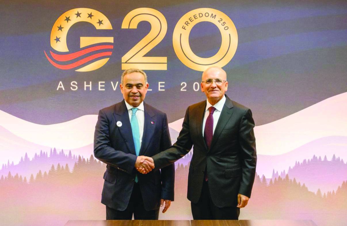 Al-Kuwari meets finance ministers of India, Turkiye, France
