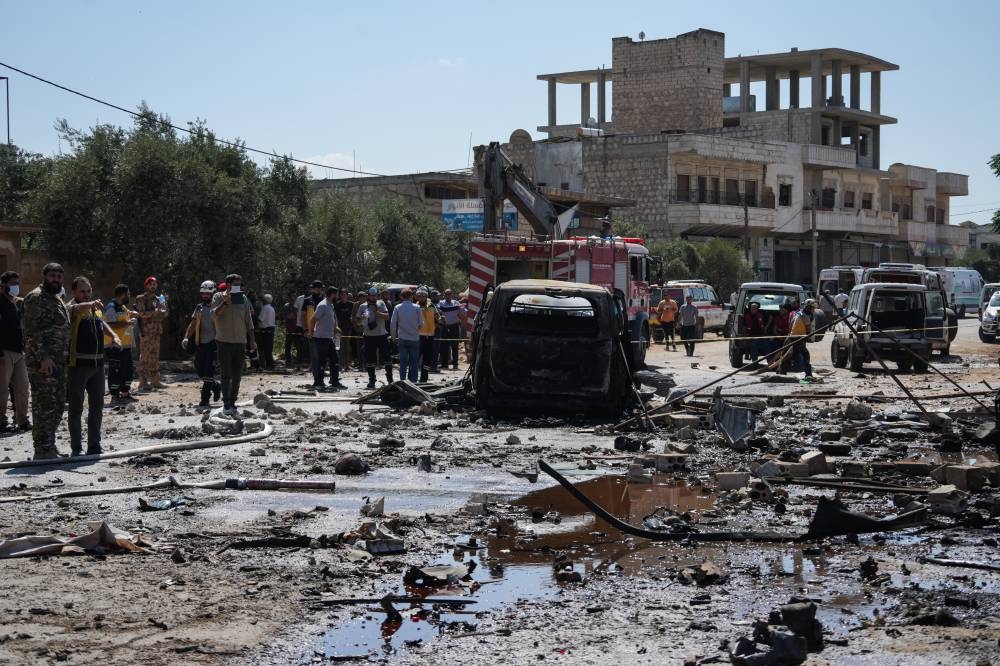 Five killed in blast in Syria’s Idlib