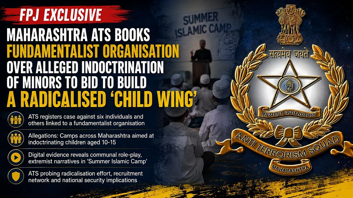 FPJ-Exclusive: Maharashtra ATS Books Fundamentalist Organisation Over Alleged Indoctrination Of Minors To Build Radicalised ‘Child Wing’