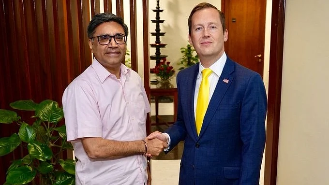 US Ambassador Sergio Gor Meets Foreign Secretary Vikram Misri Amid India-US Bilateral Engagement