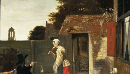 This Dutch Painting Showed a 17th-Century Drinking Game Until Someone Smudged Out a Player, Spoiling the Fun. A Museum Just Restored the Imbibing Soldier