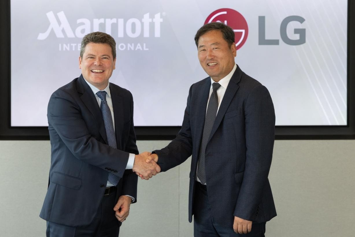 LG Electronics, Marriott team up on hotel room technology platform