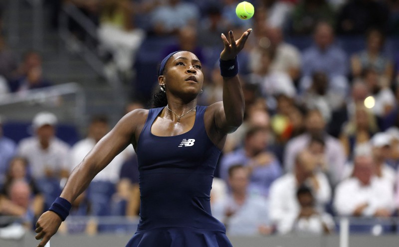 Confident Gauff reaches US Open 2nd round with straight-set win