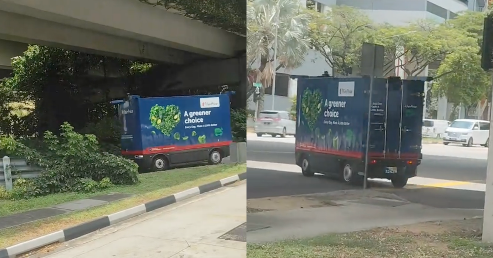 FairPrice Group’s driverless vehicle spotted on the road in S'pore