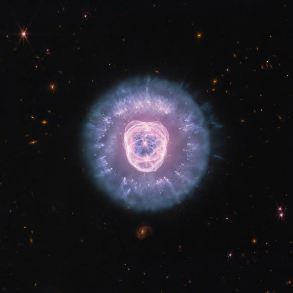 Webb Captures Stunning Infrared View of Eskimo Nebula