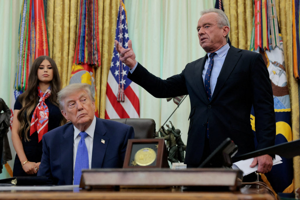 WATCH: Trump signs executive order on childhood vaccine recommendations
