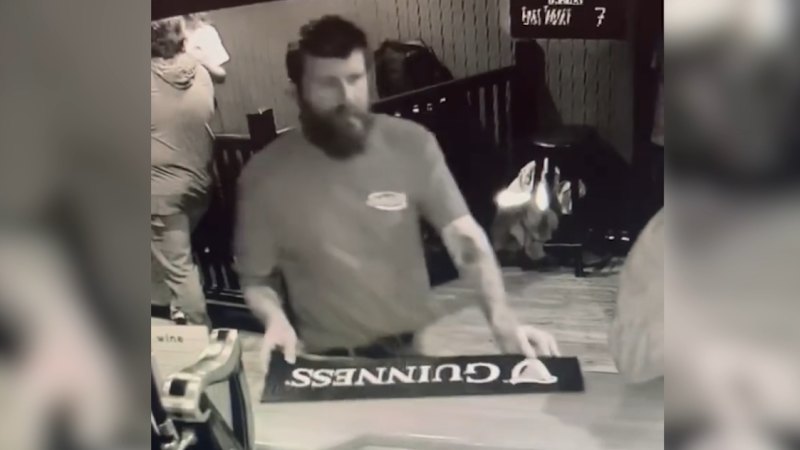 Patron busted stealing bar mat from pub