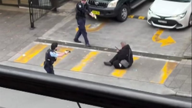 Man tasered by police in Sydney