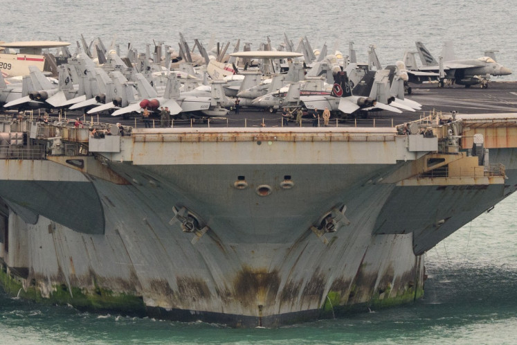 US aircraft carrier arrives in Thailand after months at sea
