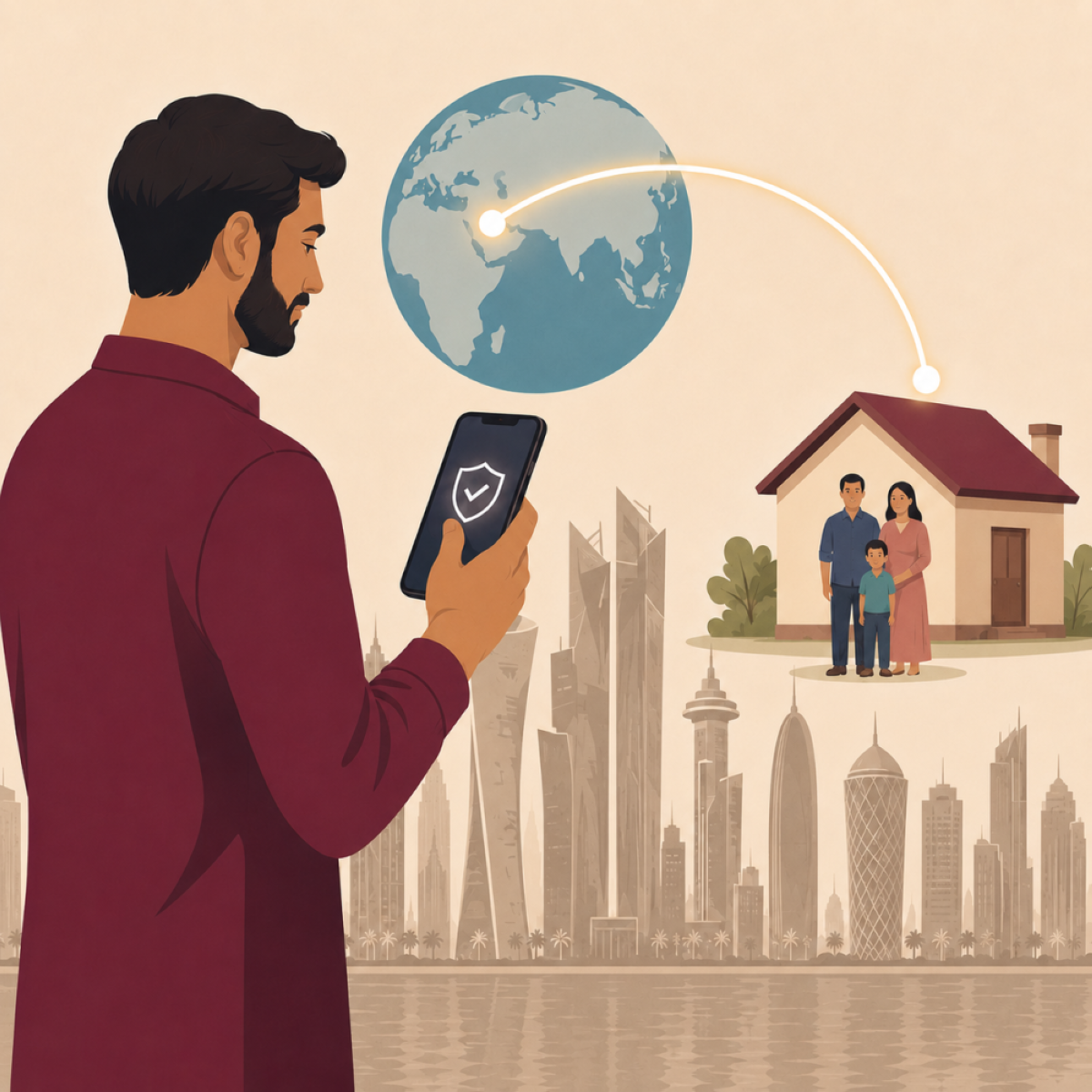 Outward remittances hit QR12.9bn in Q1