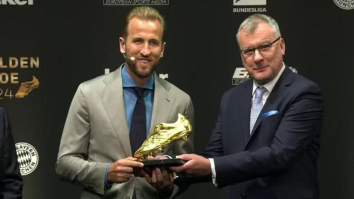 Harry Kane wins second European Golden Shoe after stellar Bundesliga season