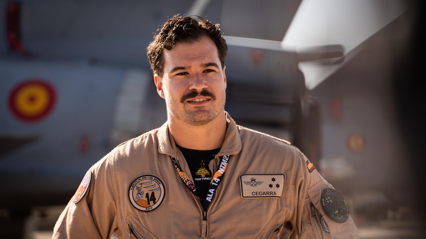 'A lot of nerves': How it feels to pilot a Eurofighter Typhoon over Darwin