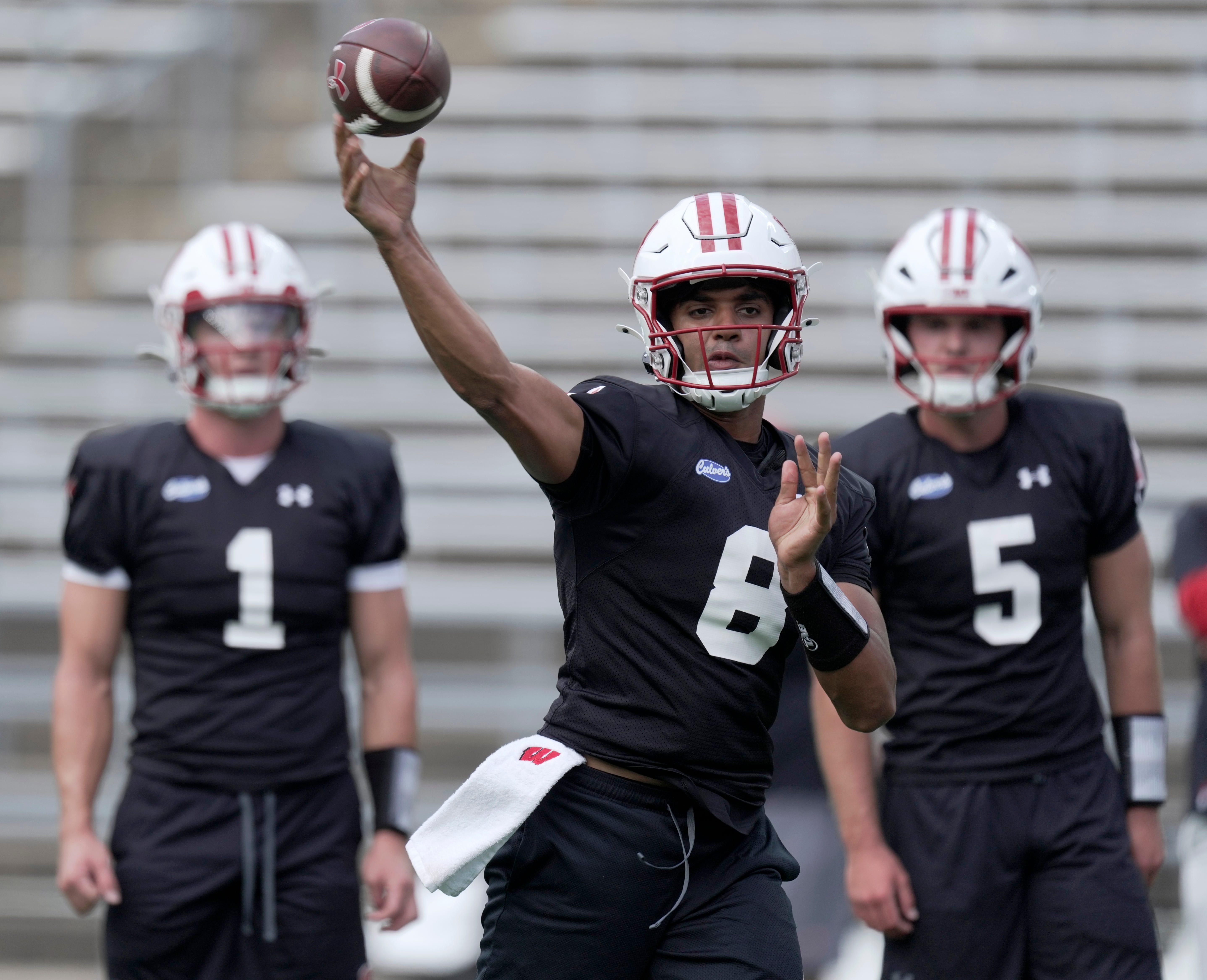 Luke Fickell on QB2: ‘I don’t know that we’ll ever designate who is the No. 2’