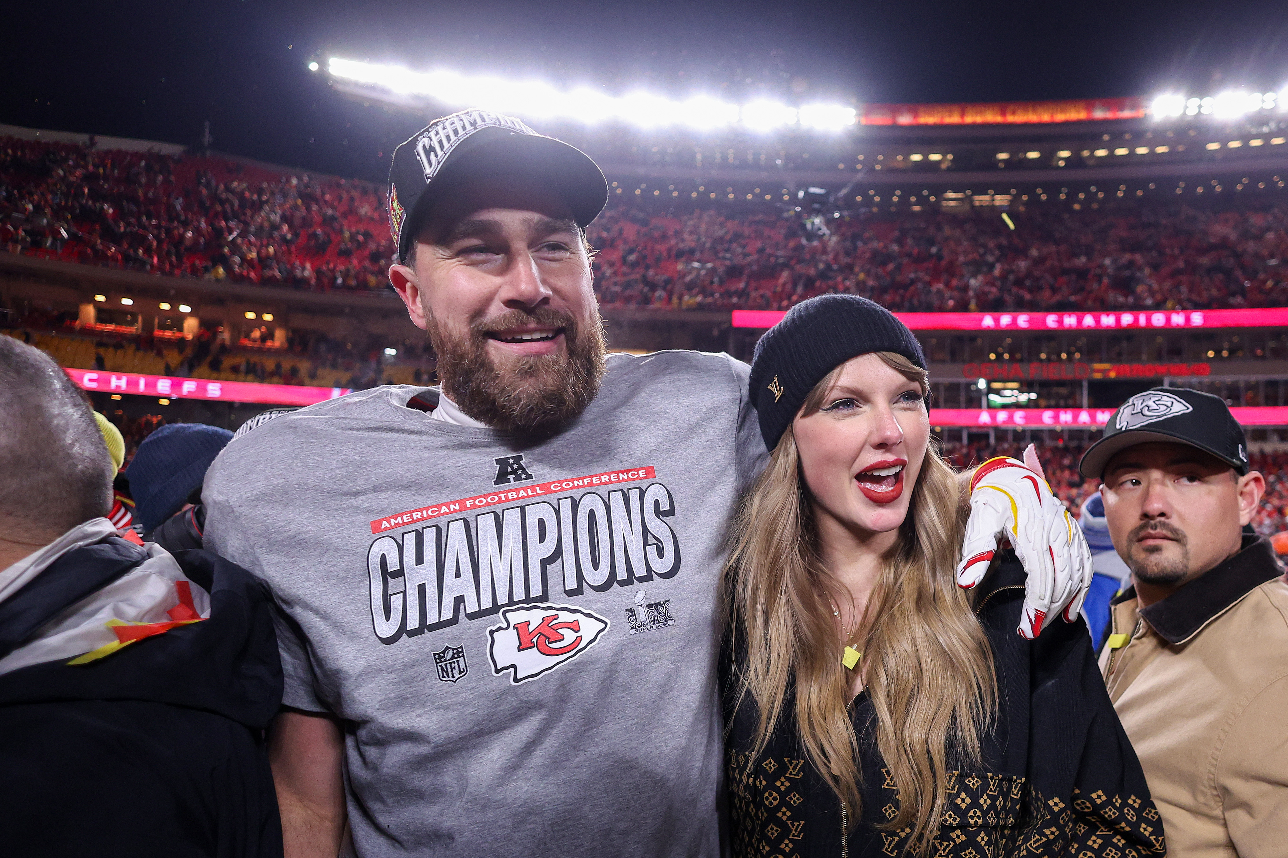 Travis Kelce Breaks Down Wedding to Taylor Swift and Says Adam Sandler Officiating Was ‘Absolutely Insane’: ‘He’s the F—ing Best Person on This Planet’