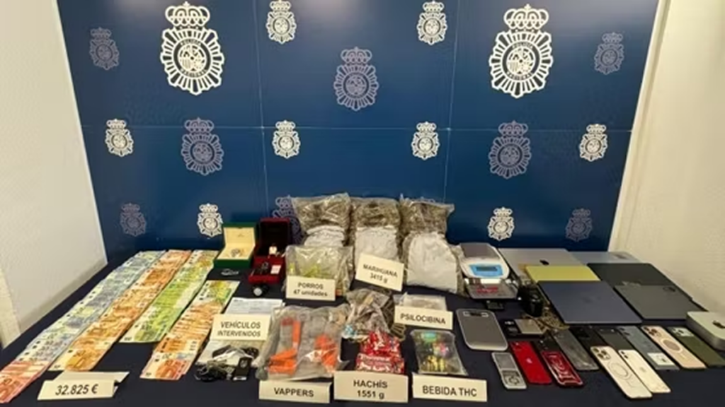Marbella cannabis club busted: police find hashish hidden in chocolate wrappers