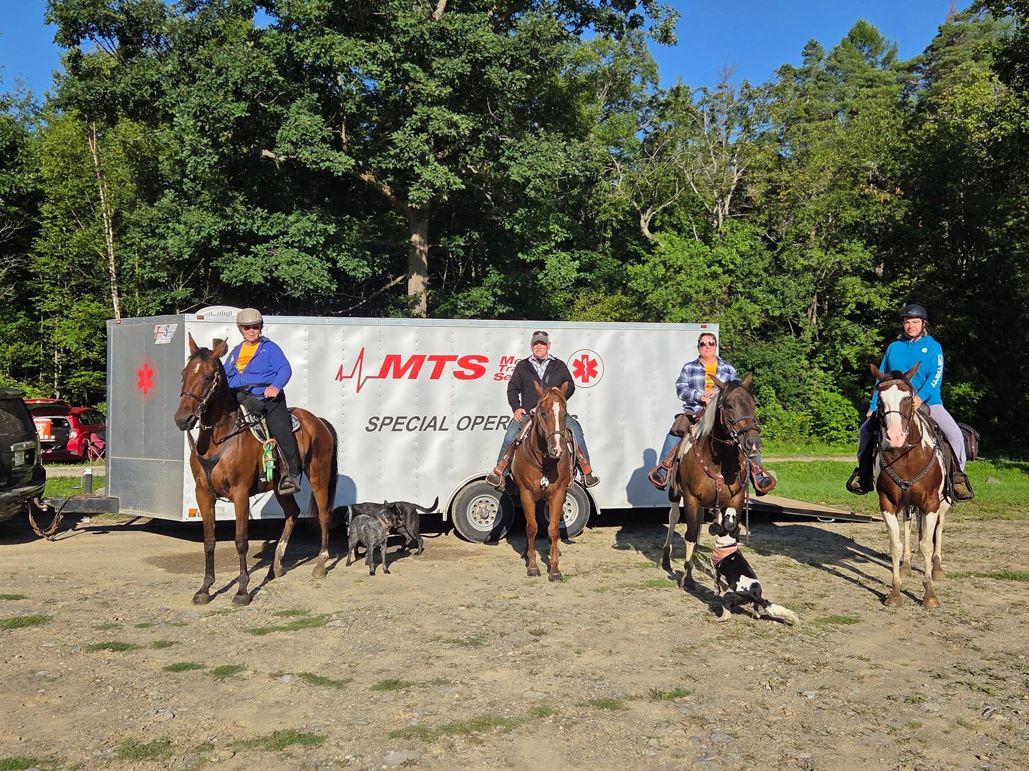 IMPACT trail run event winners, sponsors and volunteer support
