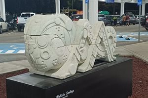 Art Exhibits at OAX Airport in San Juan Bautista la Raya, Mexico