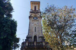 David Sassoon Clock Tower in Mumbai, India
