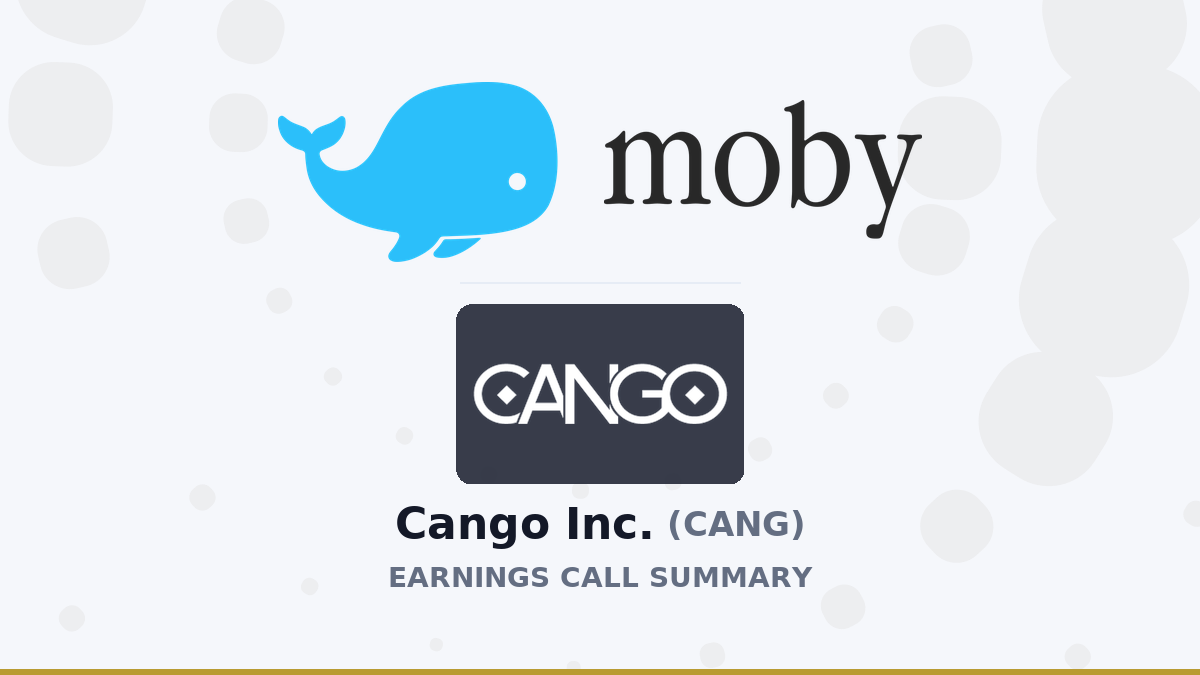 Cango Inc. Q2 2026 Earnings Call Summary