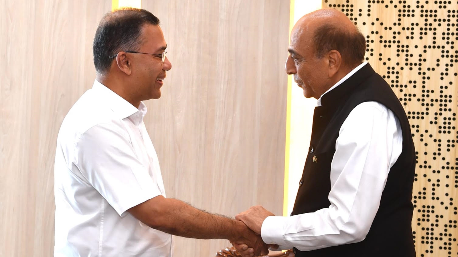 Dinesh Trivedi meets Bangladesh PM Tarique Rahman in Dhaka, R&AW chief there for security talks