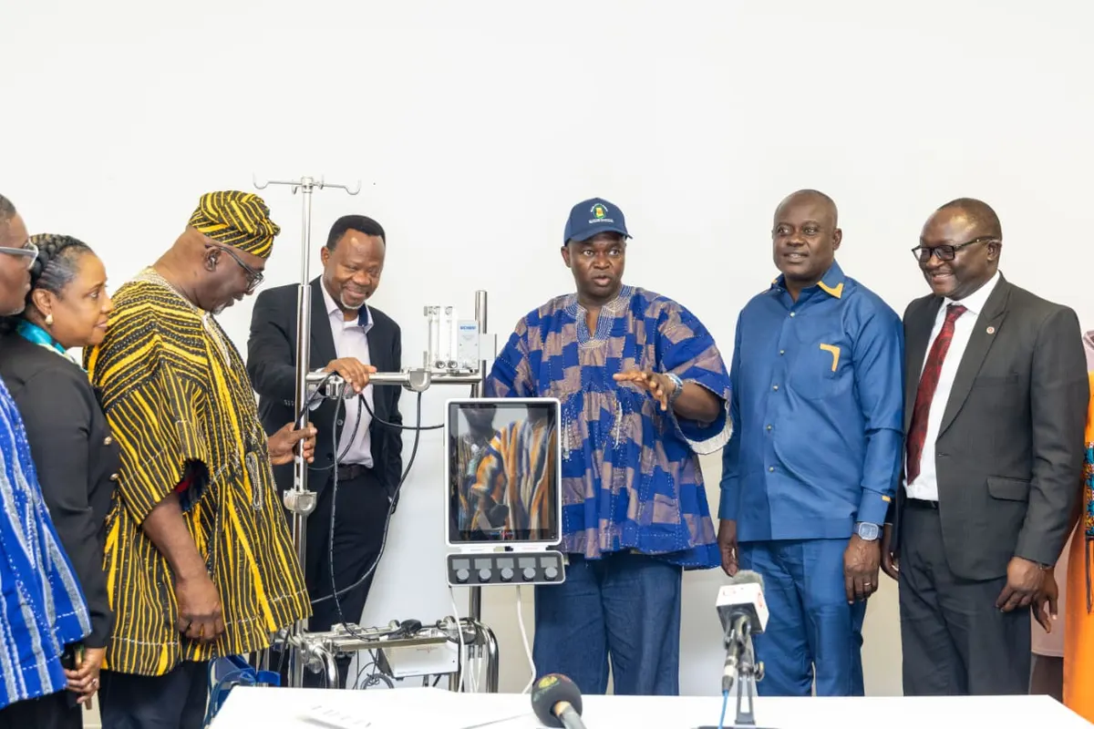 Greater Accra Regional Hospital hands over ECMO machine to UGMC to support critical care services