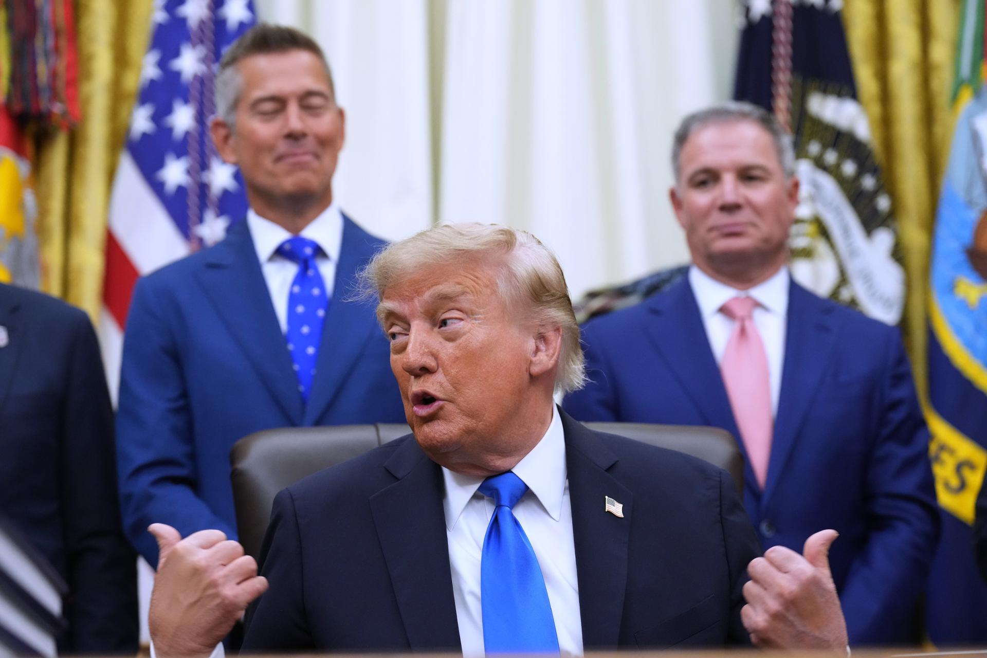 Trump says Korea, Japan, others going to Alaska to 'load up' with oil, build pipelines
