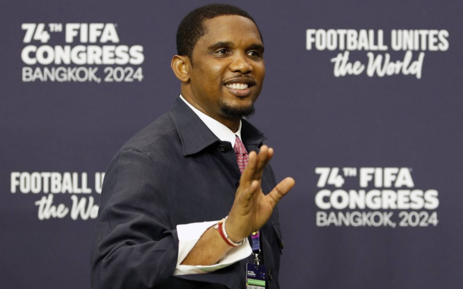Cameroon’s Eto’o says African federations should support Infantino