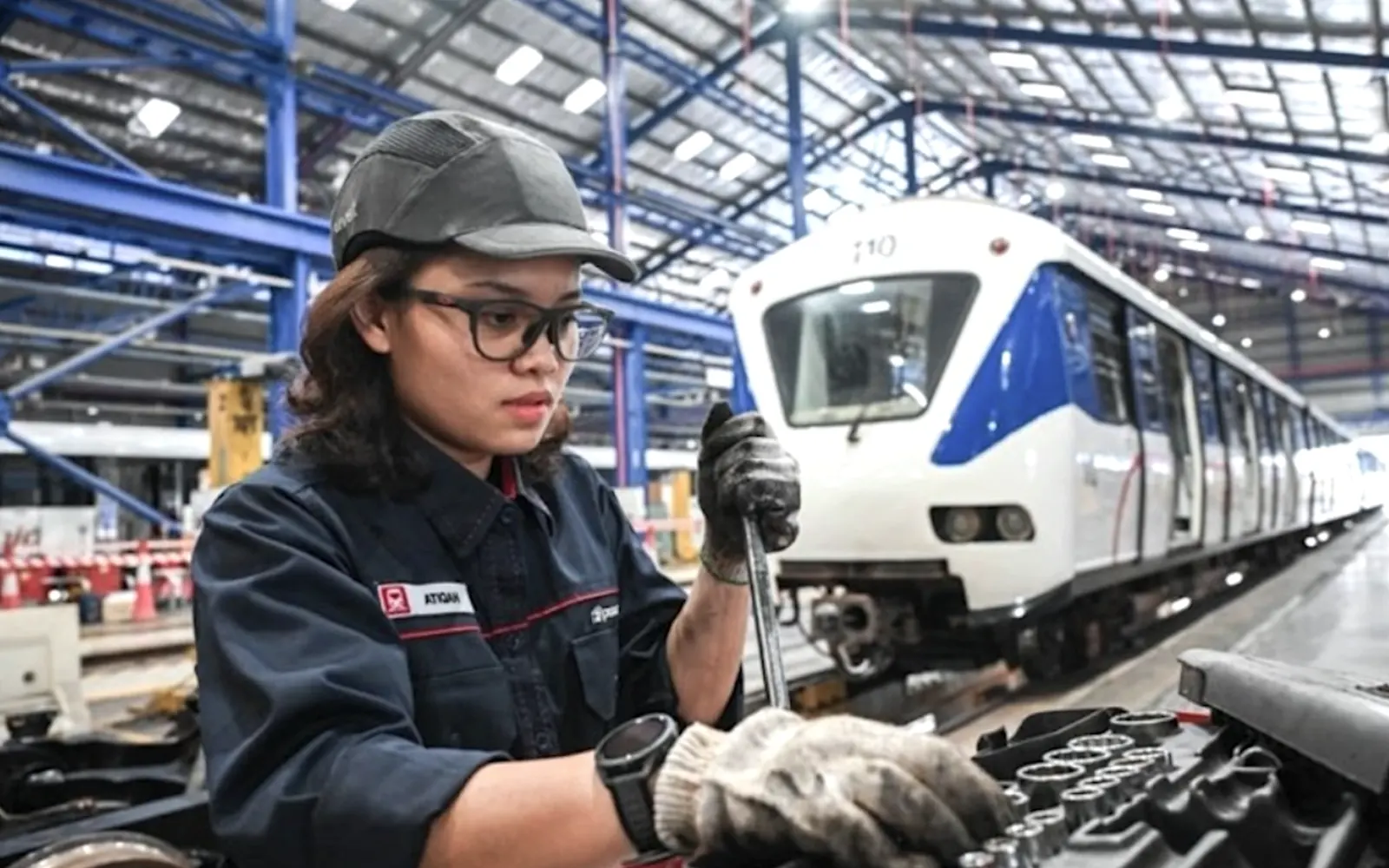 Nur Atiqah helps keep the Kelana Jaya LRT on track