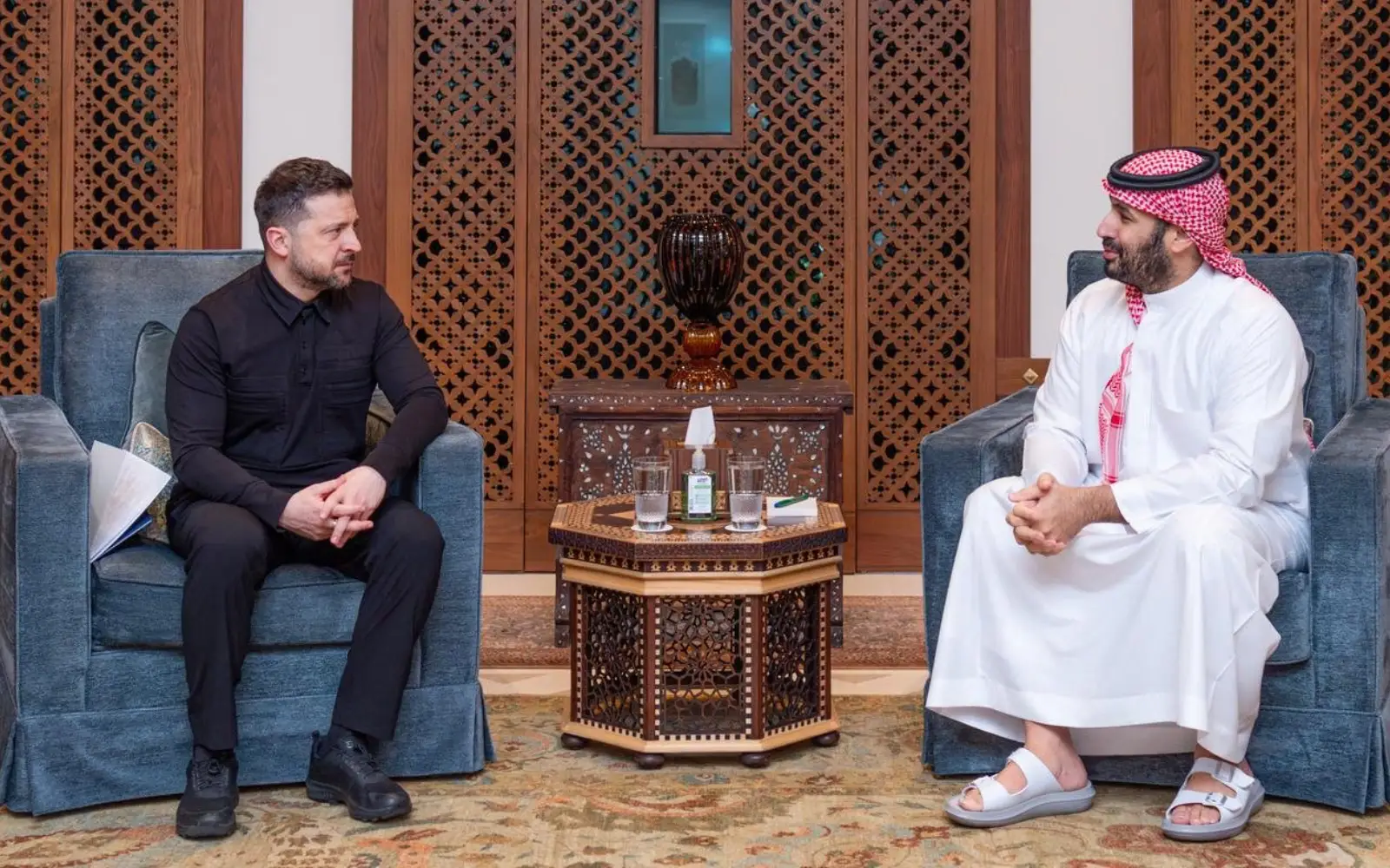 Zelensky says he discussed defence, food security with Saudi crown prince