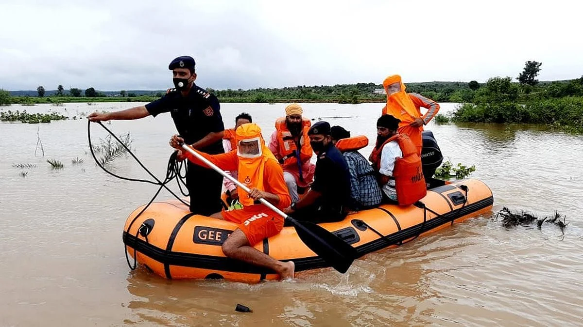 98 People, 11 Animals Rescued As Heavy Rain Triggers Flooding Across MP