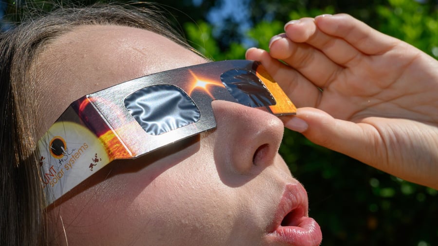 Heavenly spectacle: Good weather for solar eclipse and shooting stars