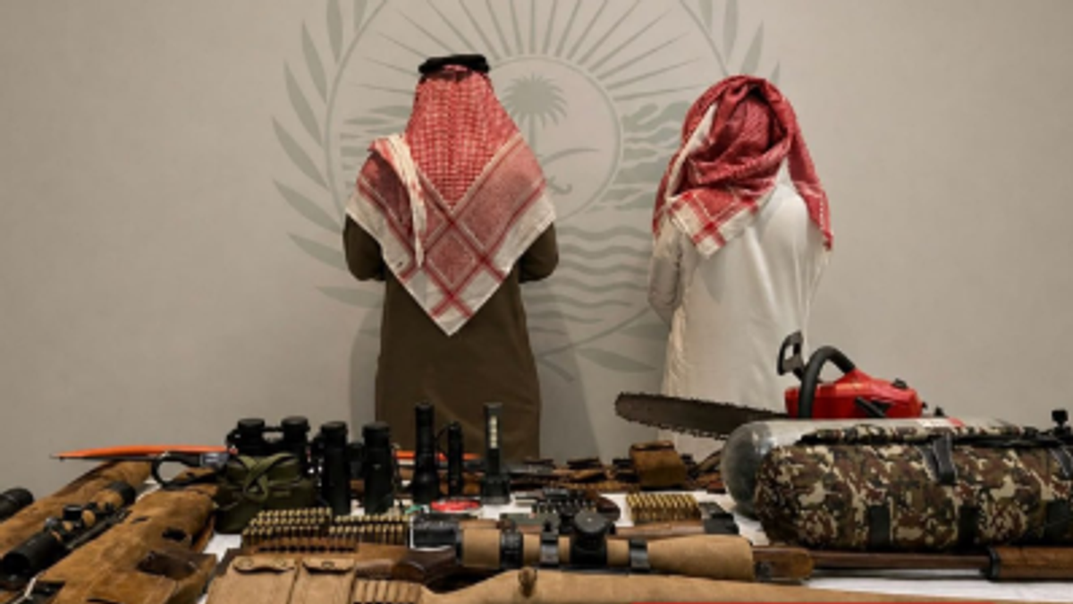 Environmental security arrests two for illegal hunting in Imam Faisal bin Turki Reserve