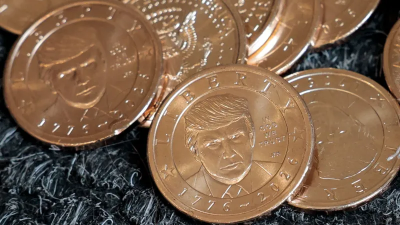 Trump $1 coin makes him first living president on US currency in a century
