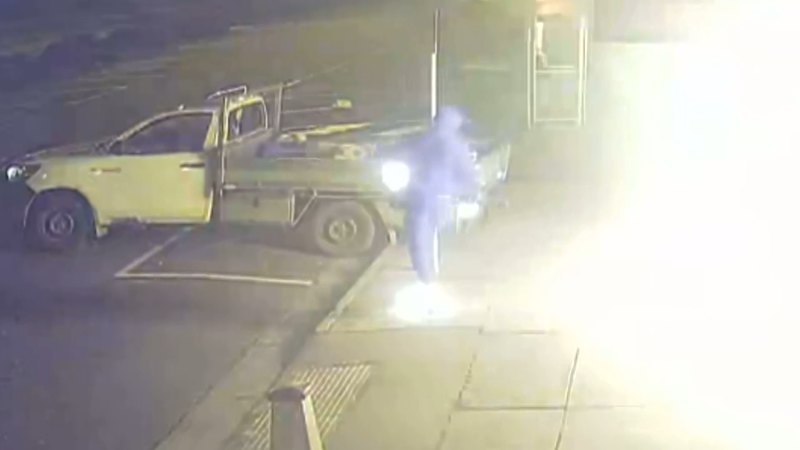Alleged arsonist sets himself on fire
