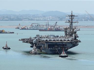 Family members speak out as Lincoln docks in Thailand after record 9 months at sea