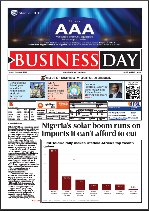 BusinessDay 11th Aug 2026