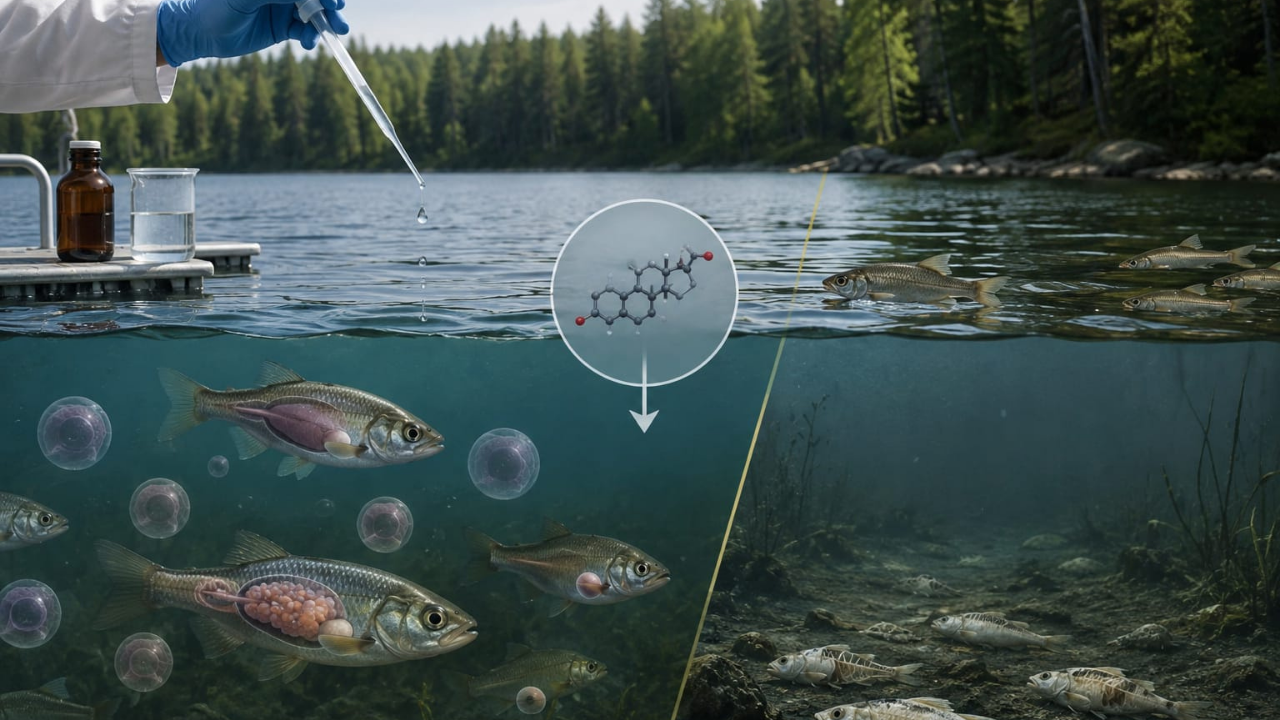 Ontario lake minnow population collapsed after synthetic estrogen experiment